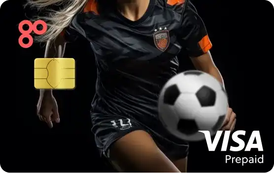 Football debit card design