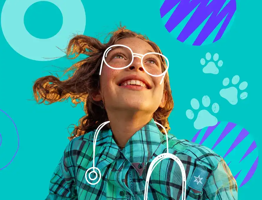 A young community activist wearing glasses